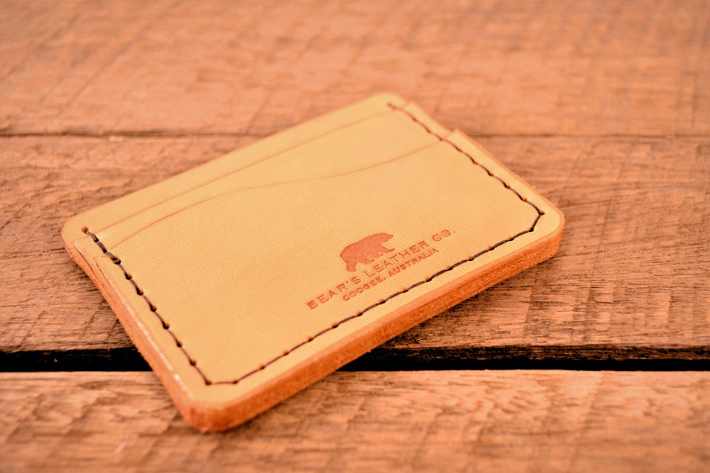 Slim Cardholder Wallet - Natural