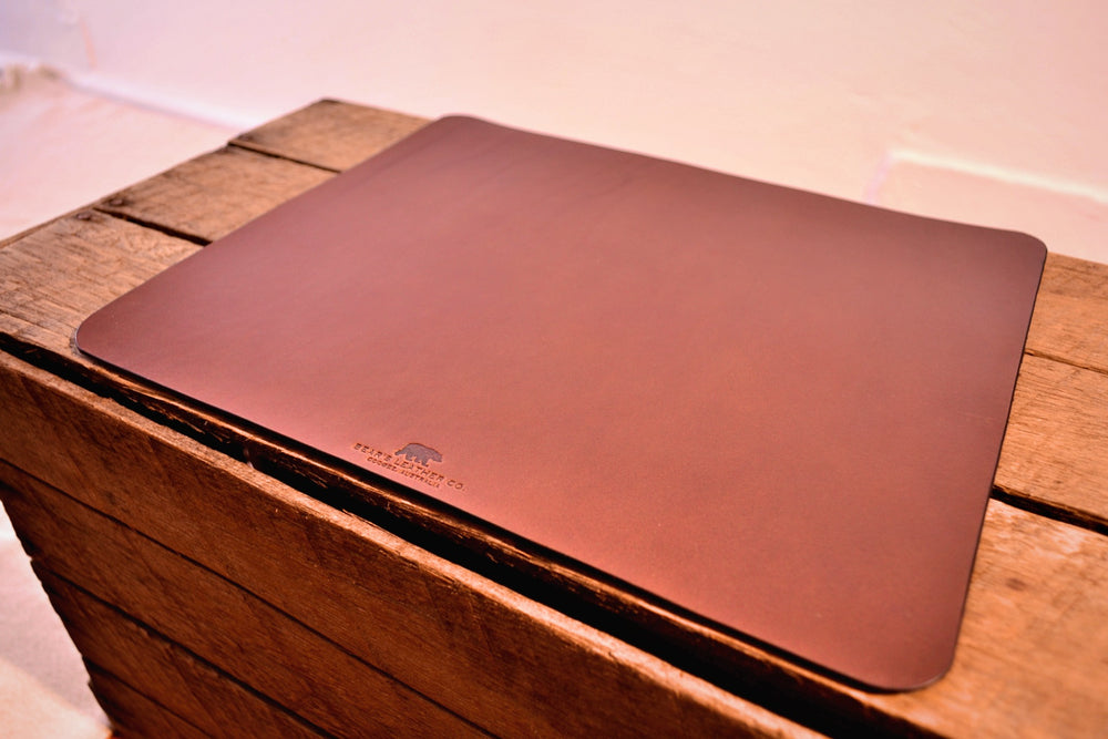Leather Mousepad - Dark Brown