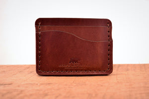 Slim Cardholder Wallet | Handcrafted Cardholder Wallet | Bear's Leather ...