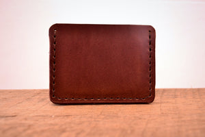 Slim Cardholder Wallet - Dark Brown