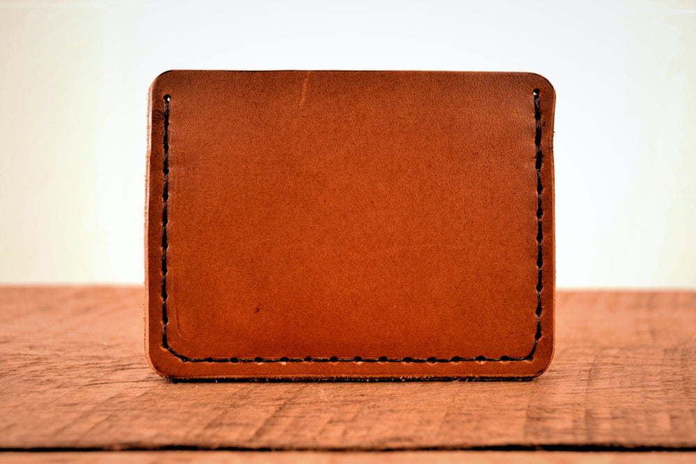 Slim Cardholder Wallet - Chestnut – Bear's Leather Co.