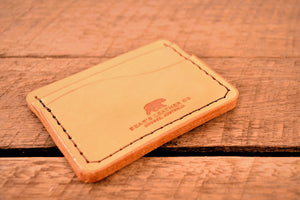 Slim Cardholder Wallet - Natural