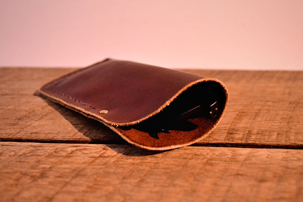 Sunglasses Case - Harness Brown